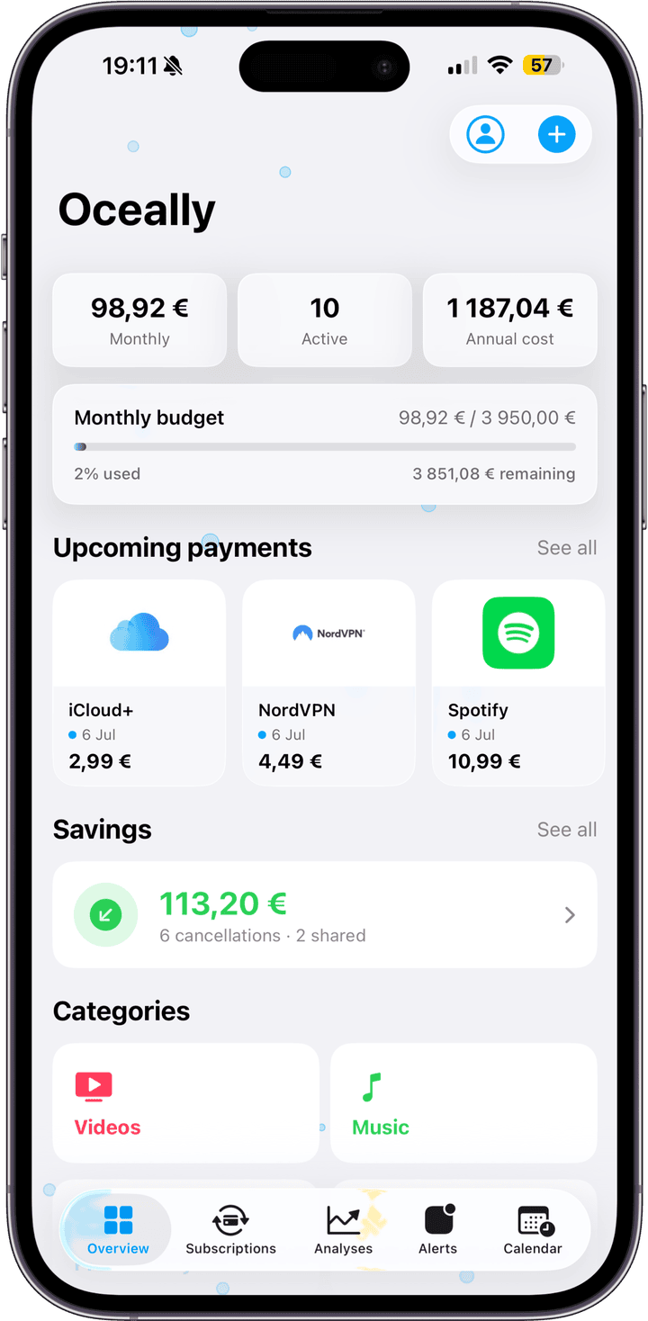Oceally app